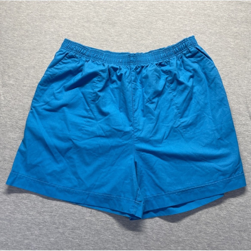 Separate Issue Swim Shorts Womens 26W/40 Vibrant Blue Relaxed Fit Elastic Waist